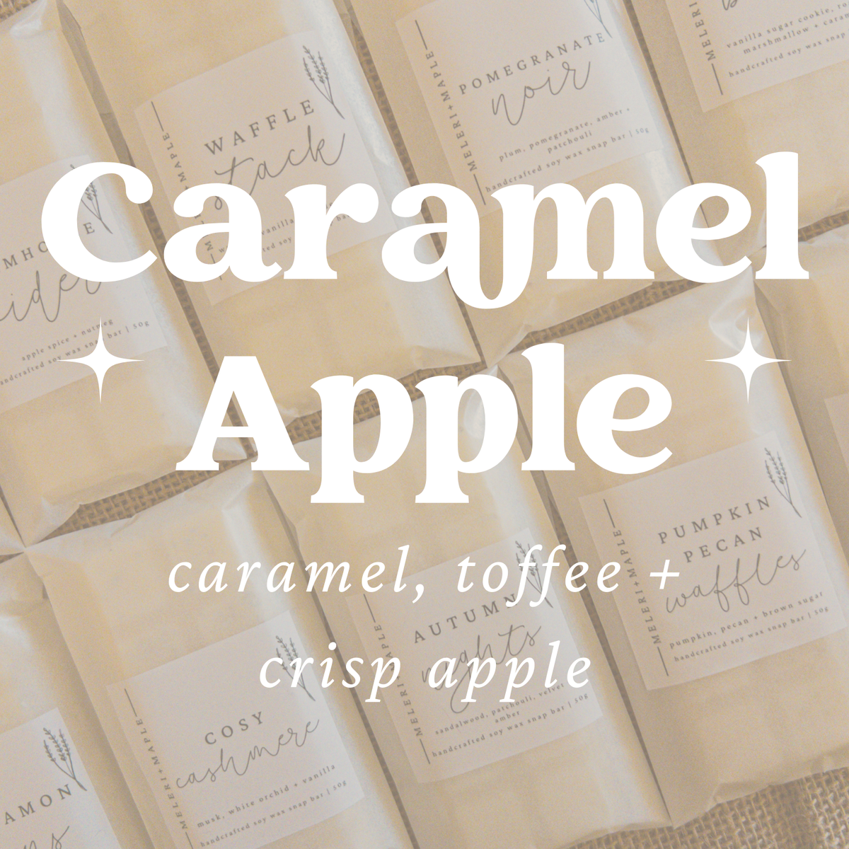 Caramel Apple Scented Snap Bar Wax Melt