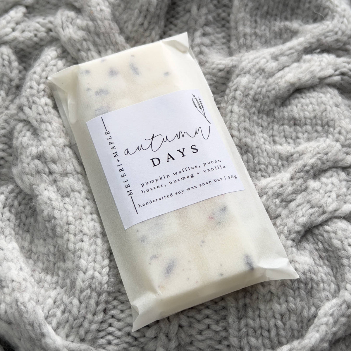Autumn Days Scented Snap Bar Wax Melt