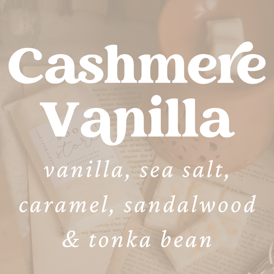 Cashmere Vanilla Scented Snap Bar Wax Melt