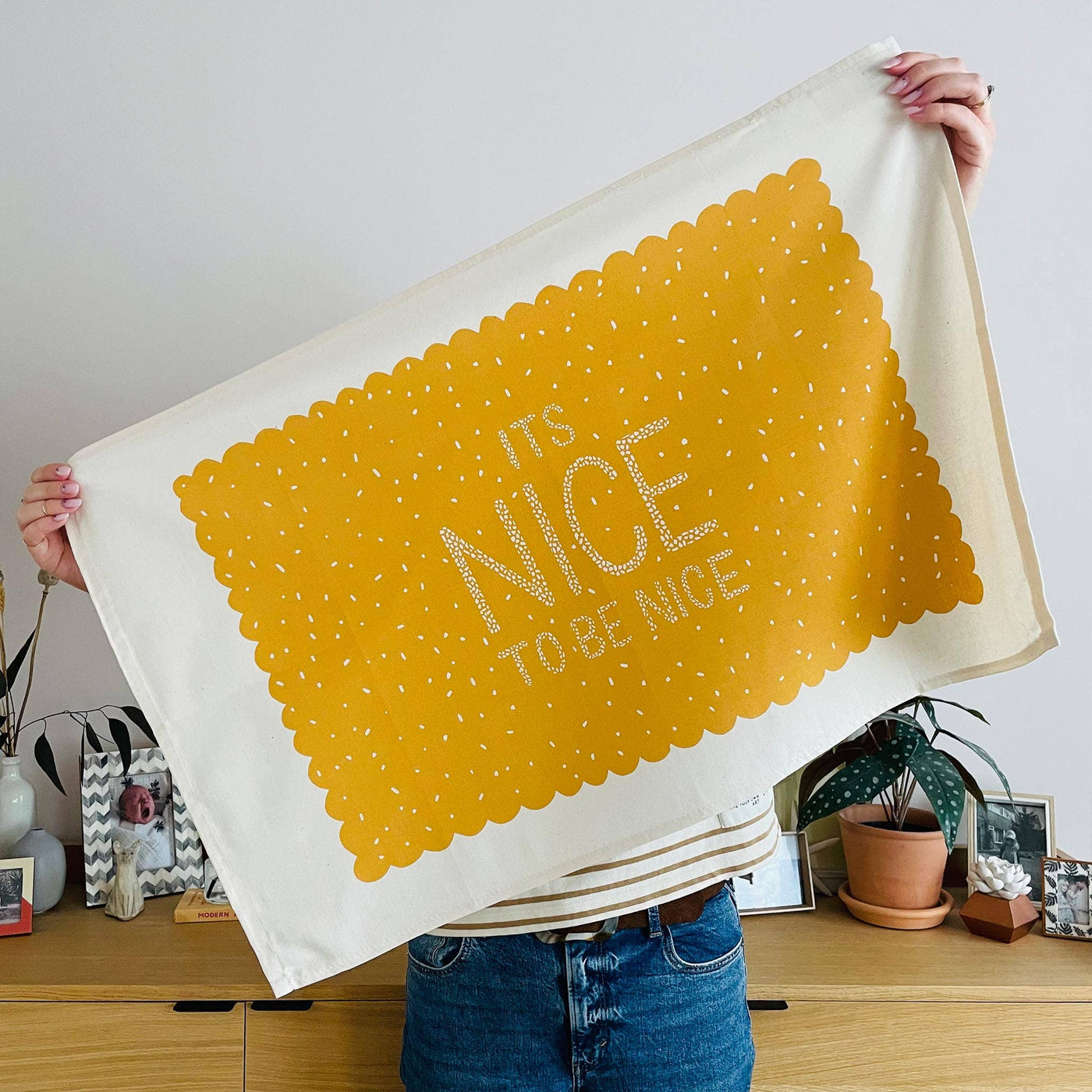 It's Nice to be Nice - Tea Towel - *Clearance*