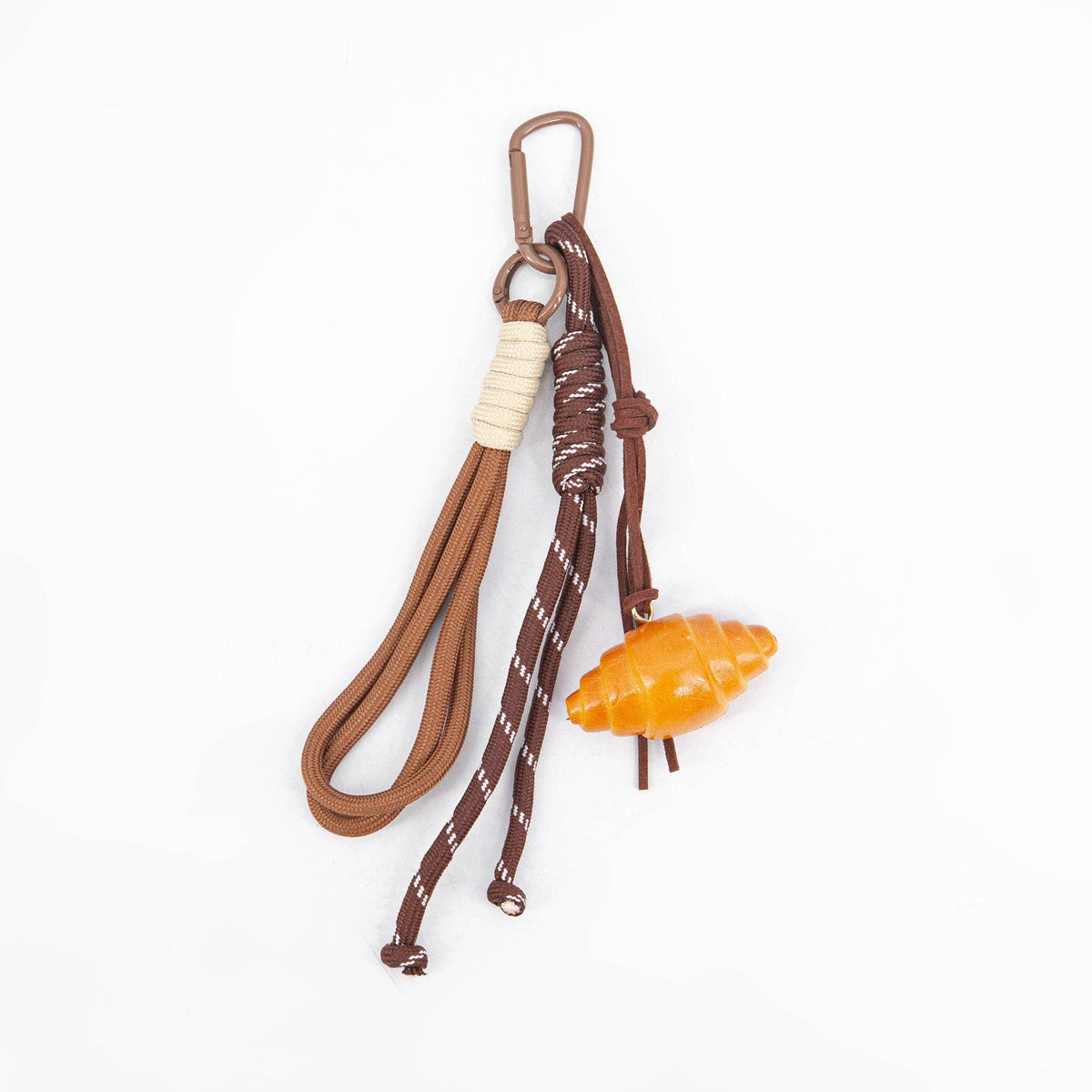 Croissant Clip On Bag Charm: One-size