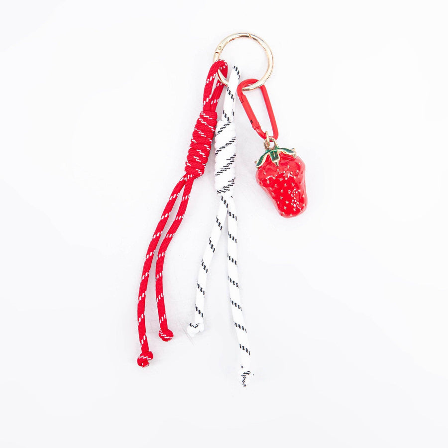 Strawberry Clip On Bag Charm: One-size