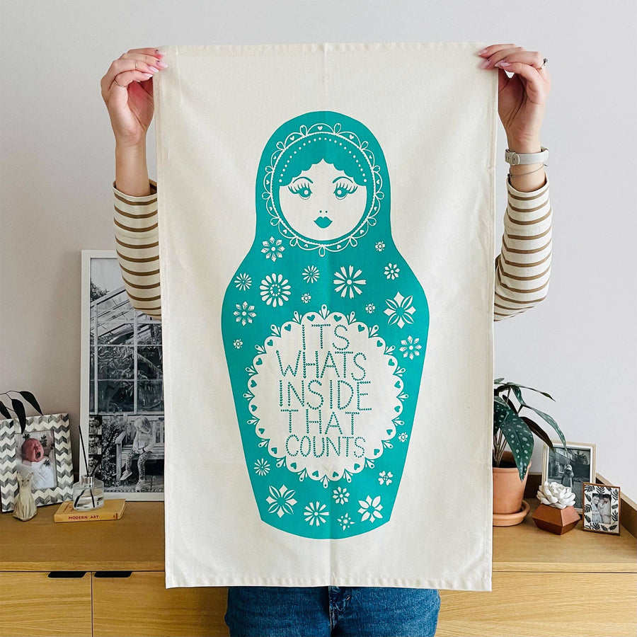It's What's Inside - Tea Towel - *Clearance*
