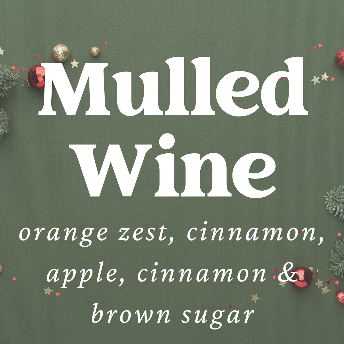 Mulled Wine Christmas Scented Snap Bar Wax Melt