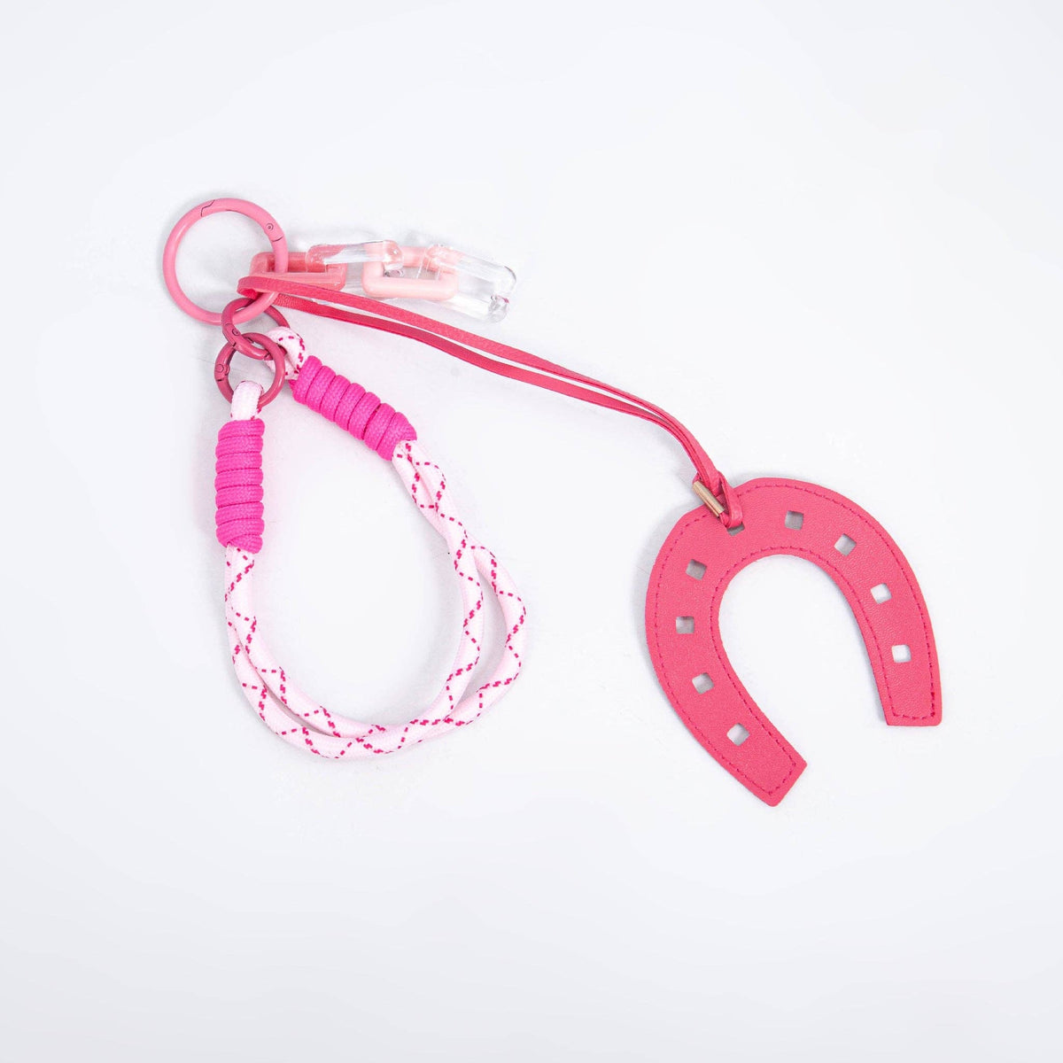 Lucky Horseshoe Clip On Bag Charm: One-size