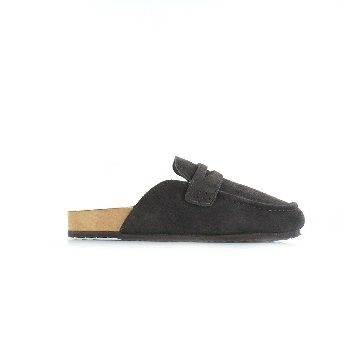 Harley- Cow leather Muled clog loafer: Brown