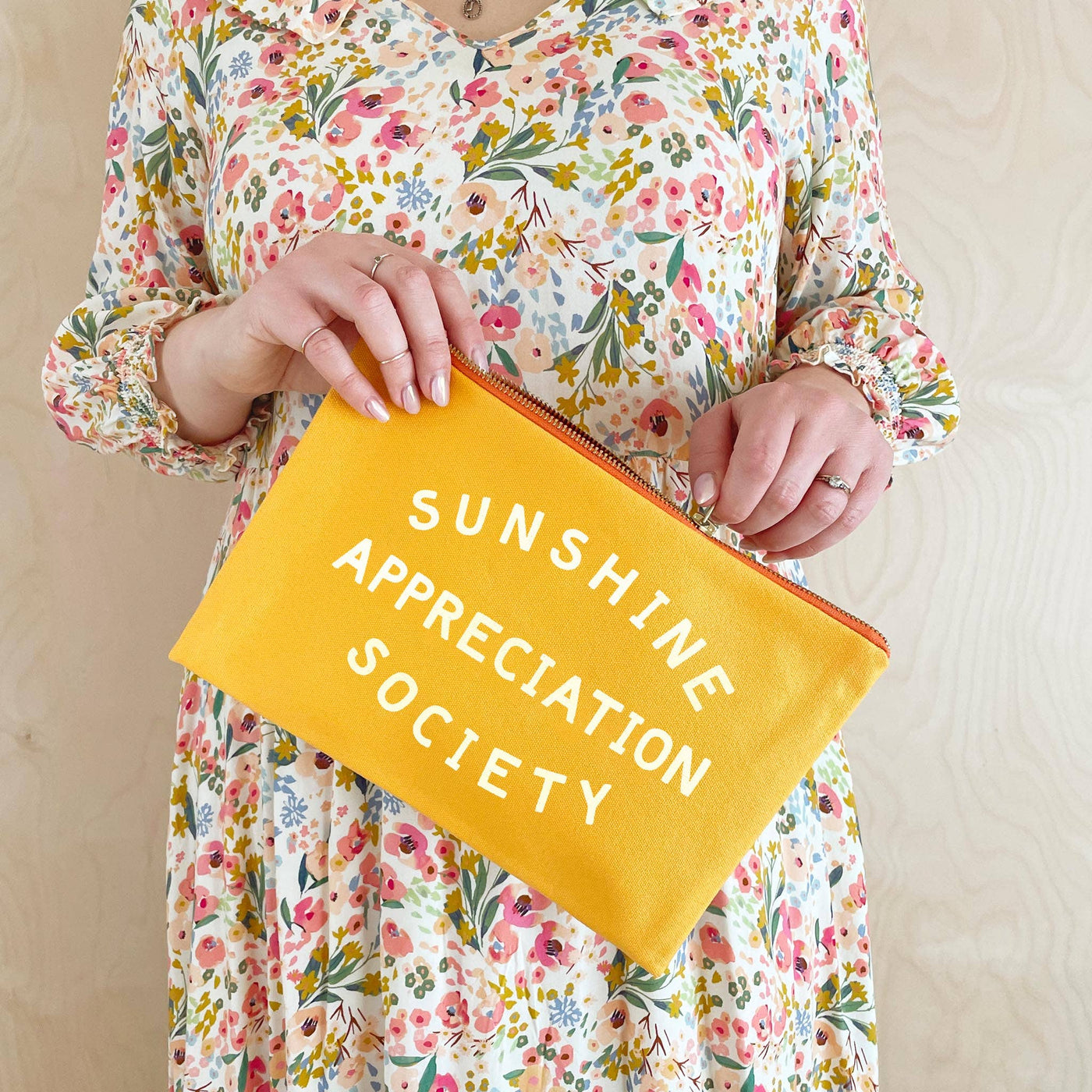 Sunshine Appreciation Society - Yellow Pouch