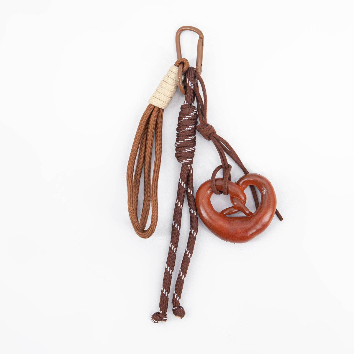 Pretzel Clip On Bag Charm: One-size