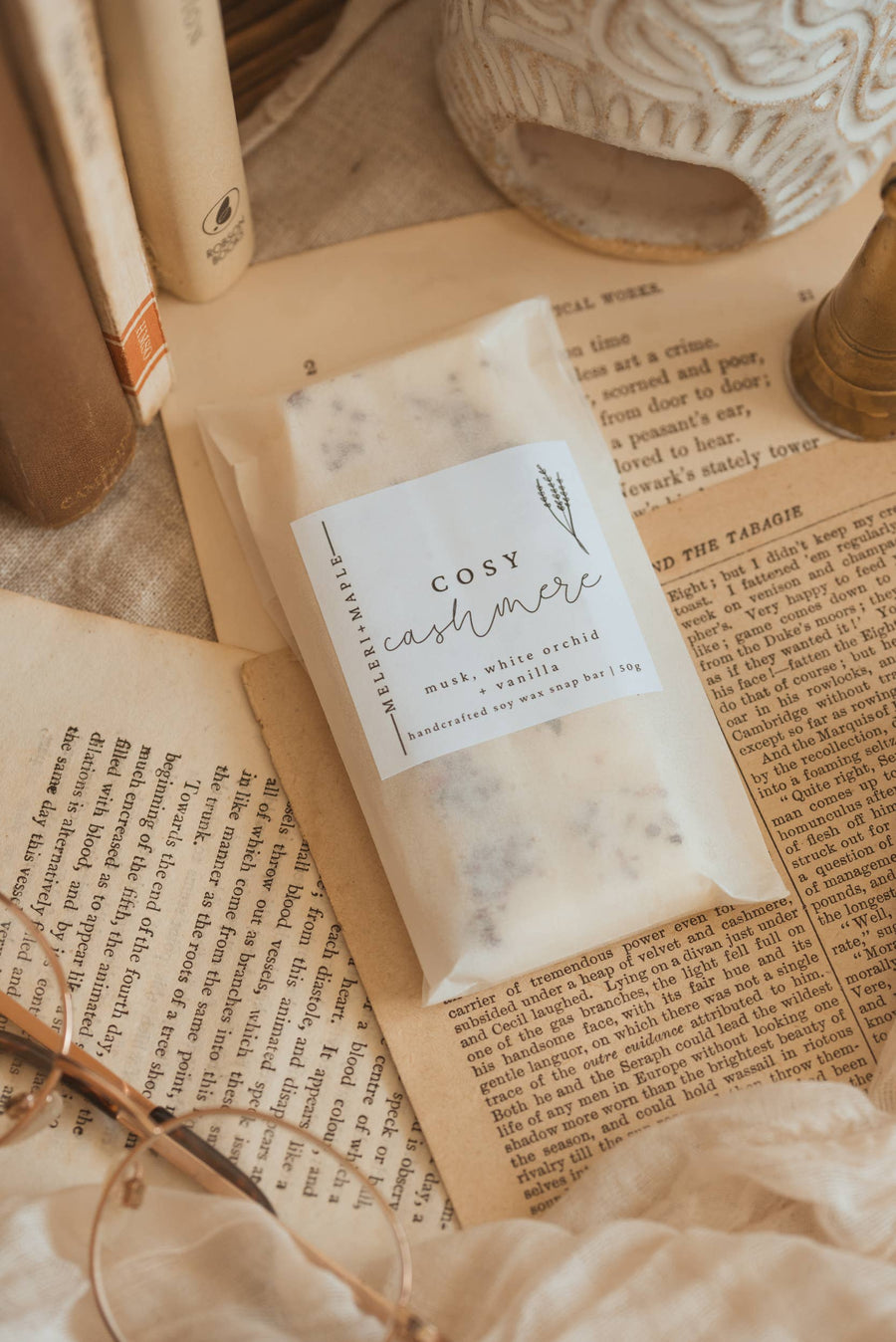Cosy Cashmere Scented Snap Bar Wax Melt