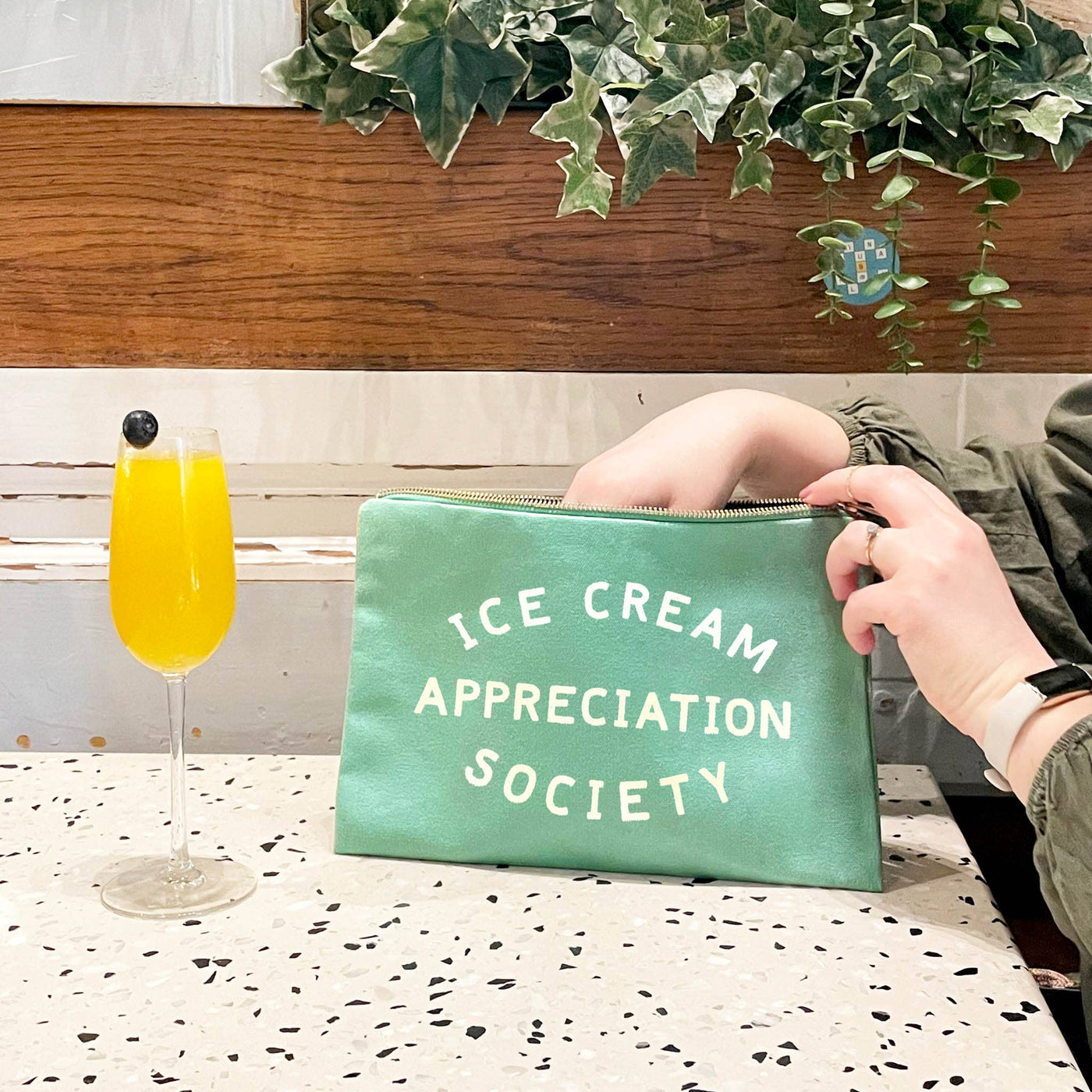 Ice Cream Appreciation Society - Sea Glass Pouch