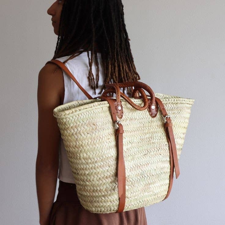 Beach backpack, Straw beach backpack, Backpacks for women