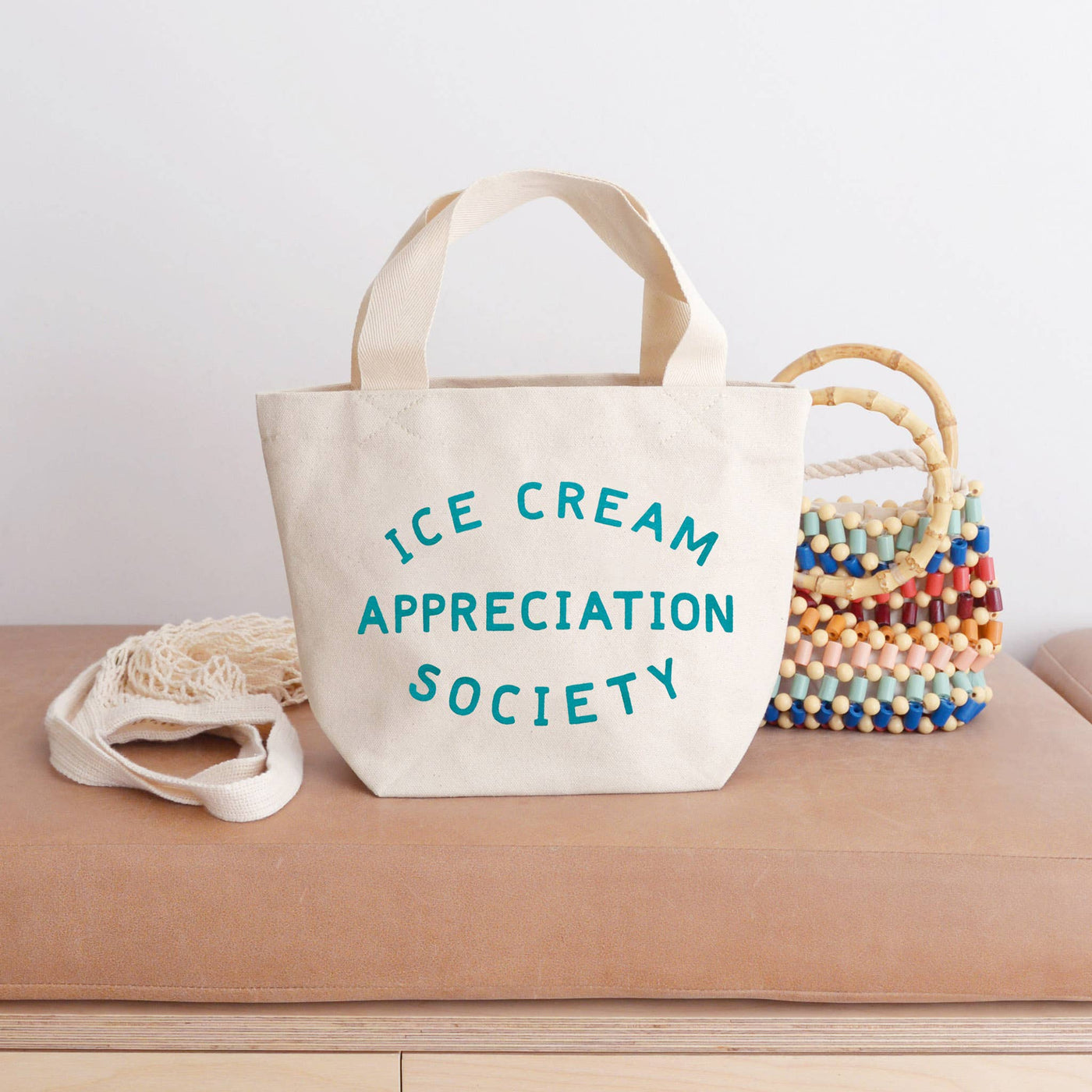 Ice Cream Appreciation Society - Little Canvas Bag