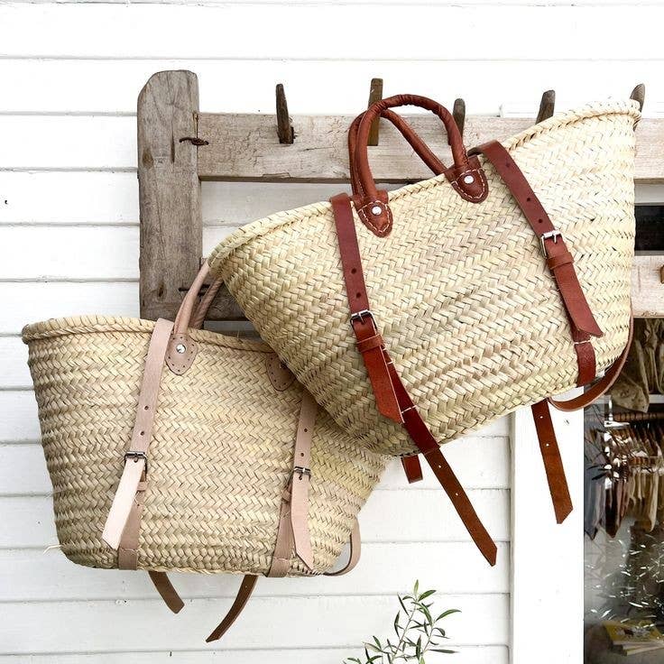 Beach backpack, Straw beach backpack, Backpacks for women